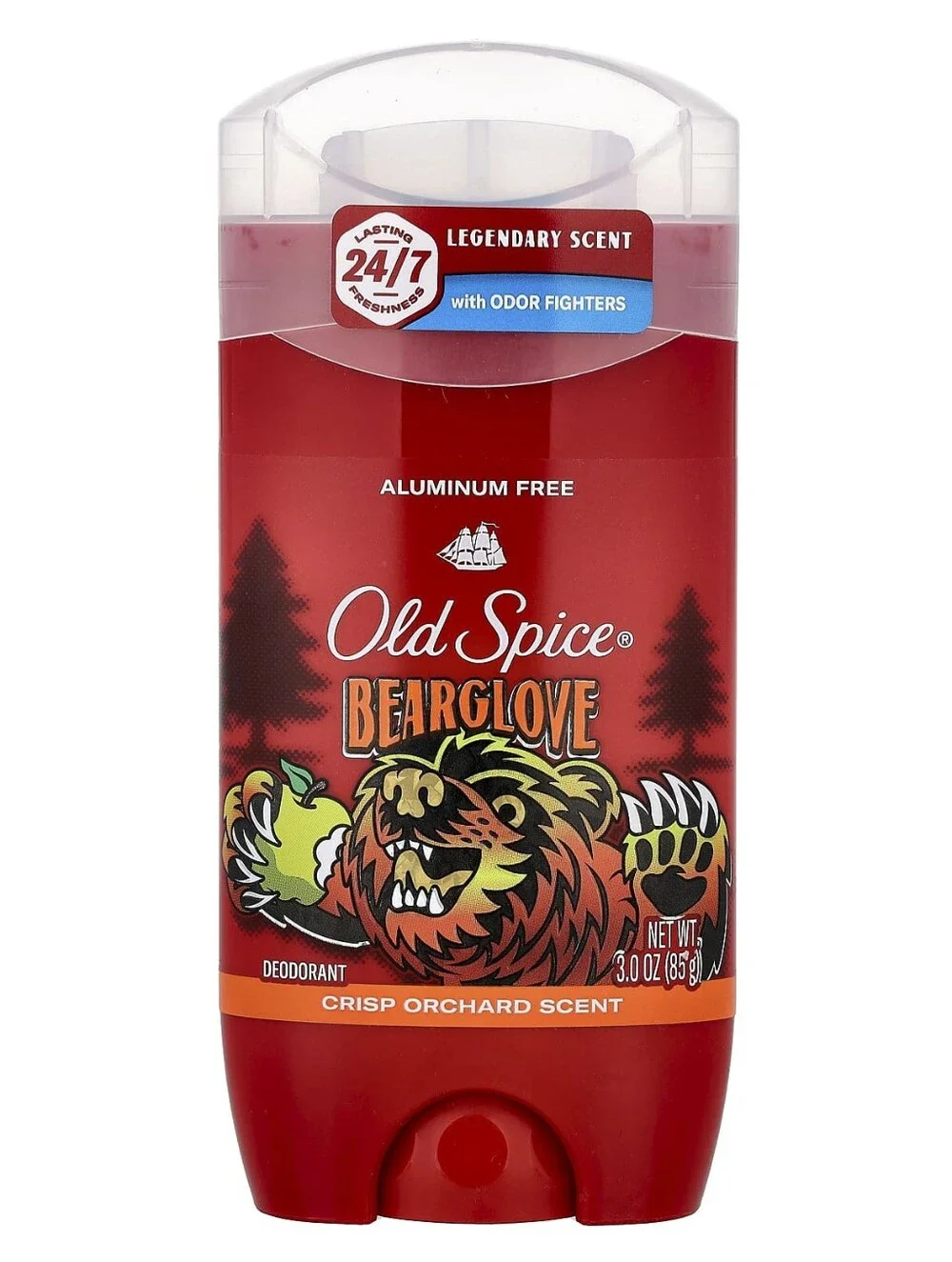 Old Spice Bearglove Body + Face Wash - With Two 3.0 Oz Deodorant LTD Edition